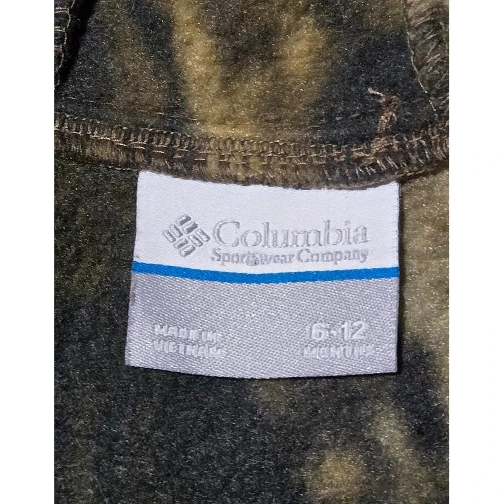 Columbia Snowtop II Bunting Infants Camo Orange Infant size 6-12 Months unisex